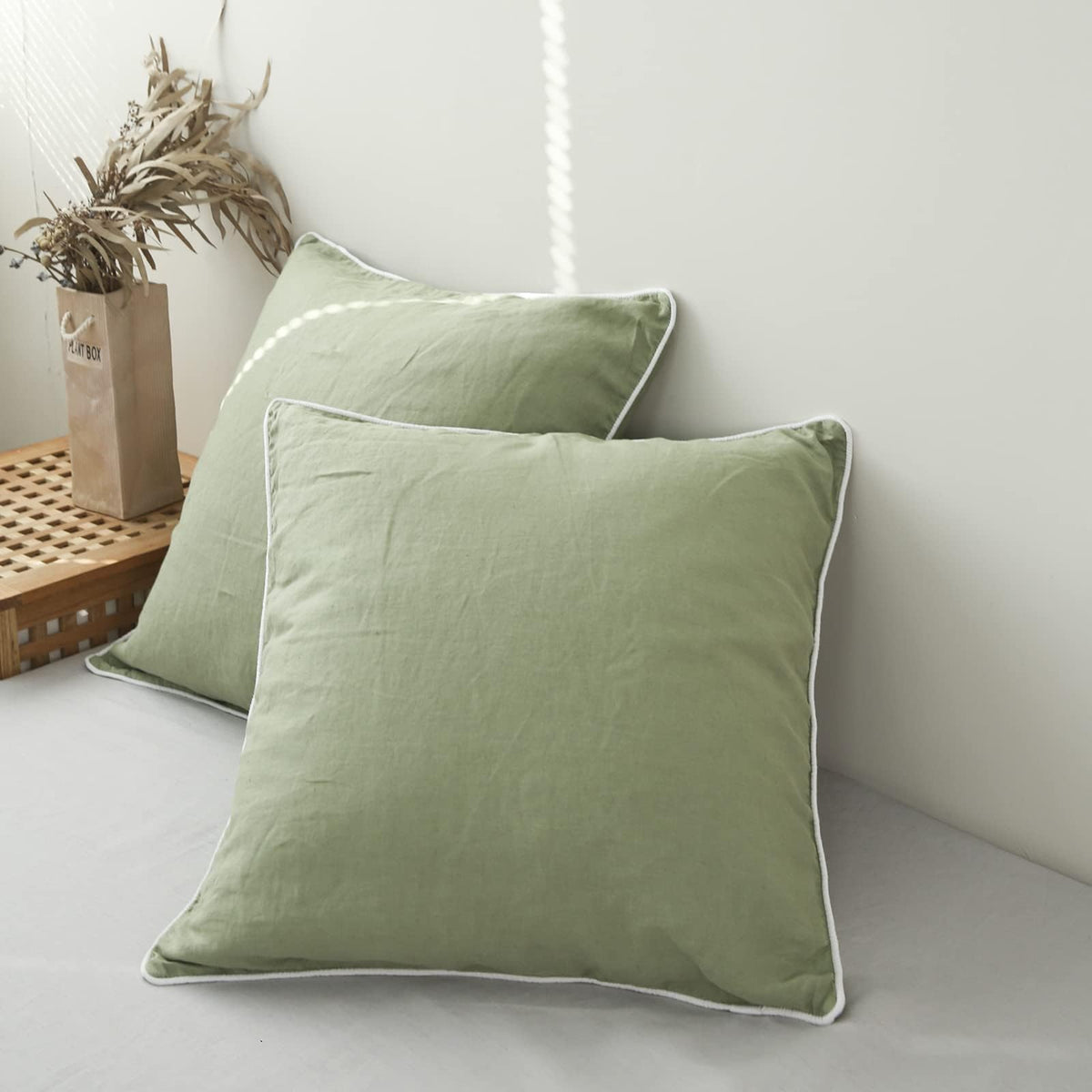 Simple&Opulence 100% Linen Duvet Cover Set, 3 PCS Natural French Flax Linen Duvet Cover King Size, Breathable Soft Comfy Linen Bedding Comforter Cover with 2 Pillowcases(Linen, 104"x92")