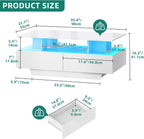 YITAHOME LED Coffee Tables for Living Room