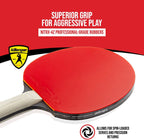 Killerspin Jet 600 Spin N2 Ping Pong Racket – Advanced Table Tennis Racket, 5 Layer Wood Blade, Nitrx-4Z Rubbers, Flared Handle