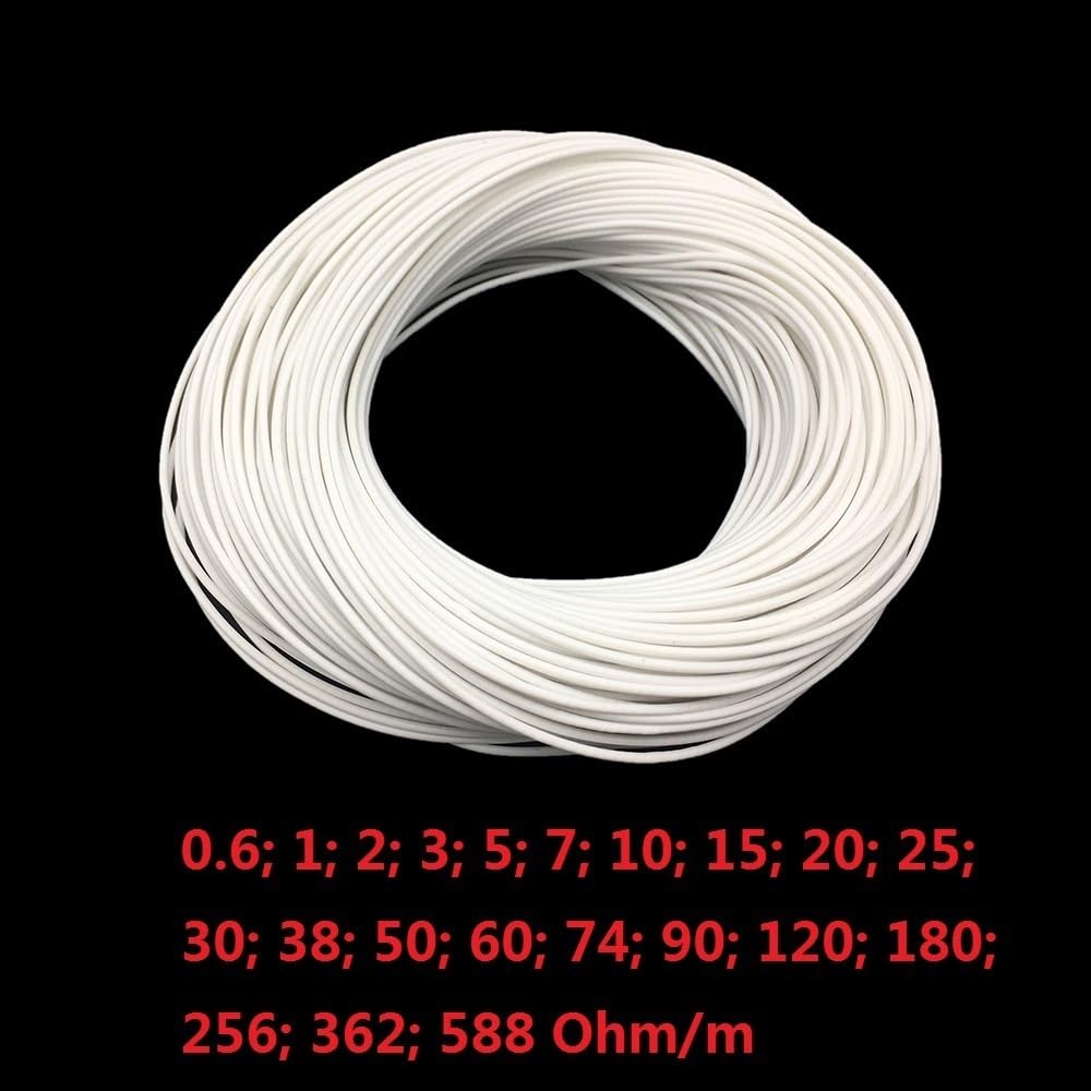1pc Silicone Rubber Heating Cable - 5V 12V 24V 36V 48V Radiant Heat Wire for Electric Blankets, Cushions, and More(588x100m)