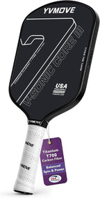 YVmove 16mm 18K T800 Carbon Fiber Pickleball Paddle, USAPA Approved