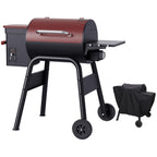 Jocoevol Wood Pellet Smoker 850sq. in Cook Area Grill Electric BBQ Grills