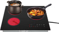 23 Inch 3 Burners Electric Cooktop w/ 9 Heating Level (No Plug)