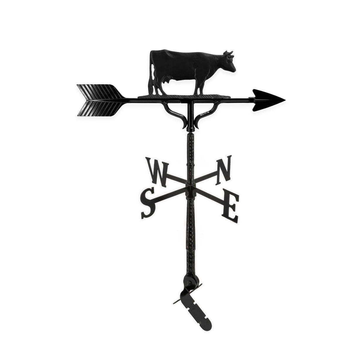Montague Metal Products Aluminum Cow Roof Weathervane - Black