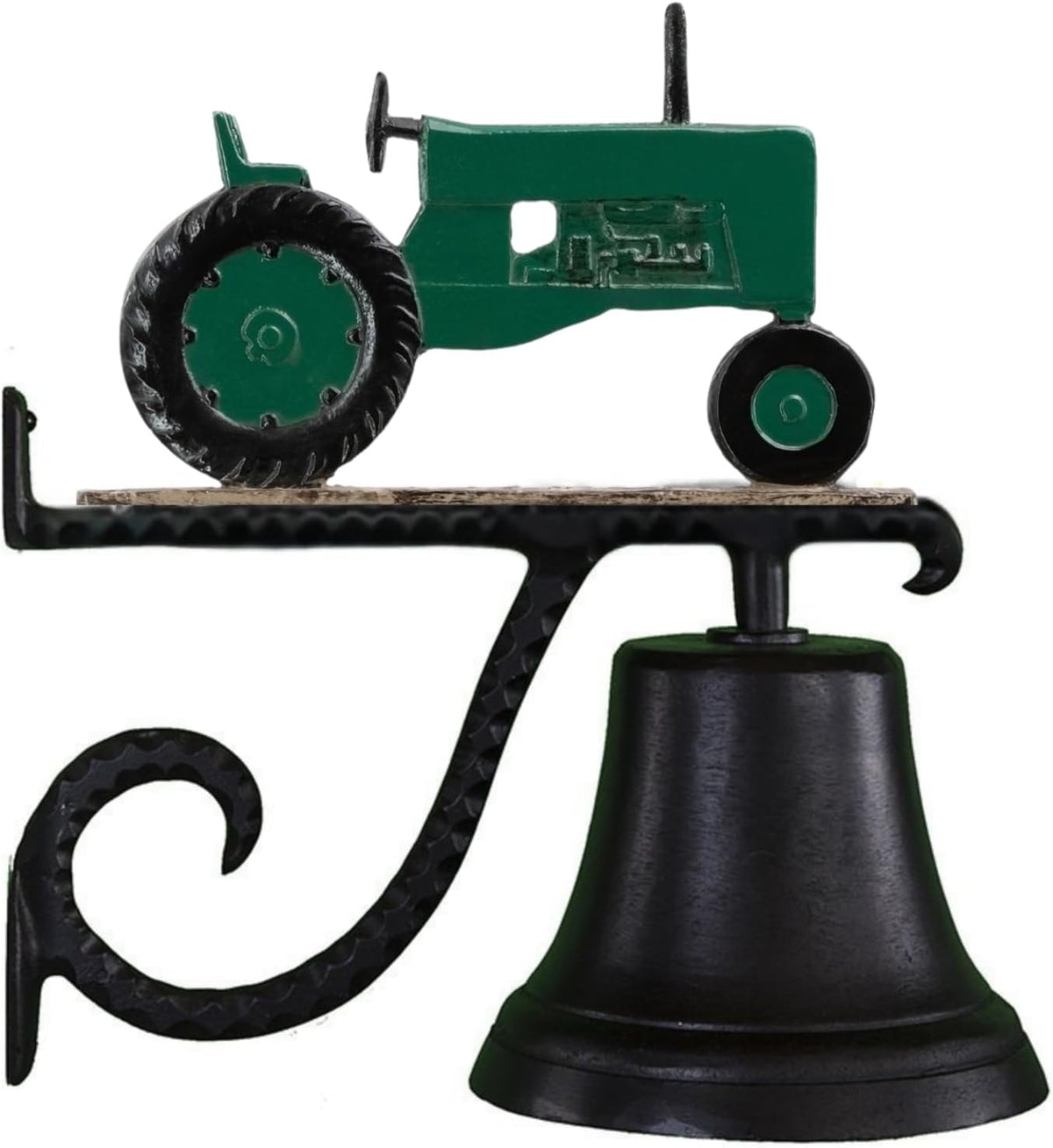 Montague Metal Products Cast Bell with Green Tractor