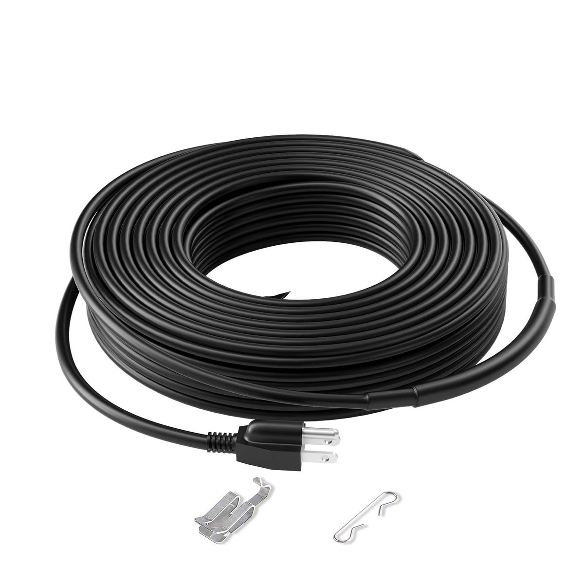 VEVOR Self-Regulating Pipe Heating Cable, 140FT 5W/FT Heat Tape for Pipes, Roof Snow Melting De-icing, Gutter and Pipe Freeze Protection