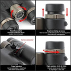 12x42 Telescope Binoculars 2026 (Black A)