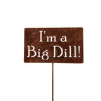 Funny Garden Stake 20 to 33 Inches Tall (The Orchard, Large 28" Tall)