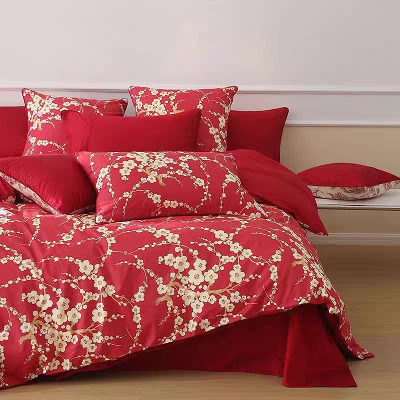 Brandream Paisley Duvet Cover King Size Gold Classy Regal Themed Luxurious Boho Bedding Super Soft Egyptian Cotton 3 Piece Modern 800-Thread-Count Duvet Quilt Cover Set