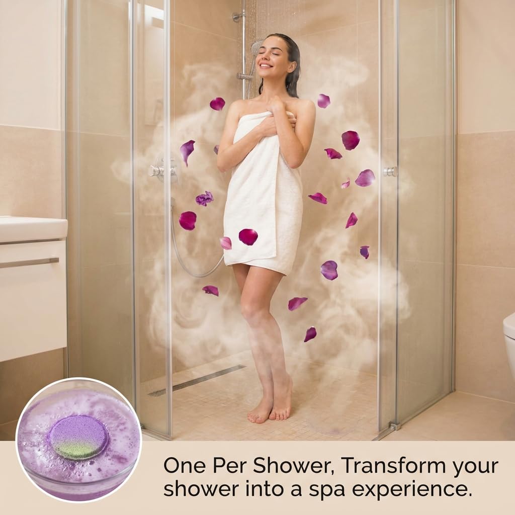 Shower Steamers Aromatherapy Gifts for Women and Men, 48 Pack
