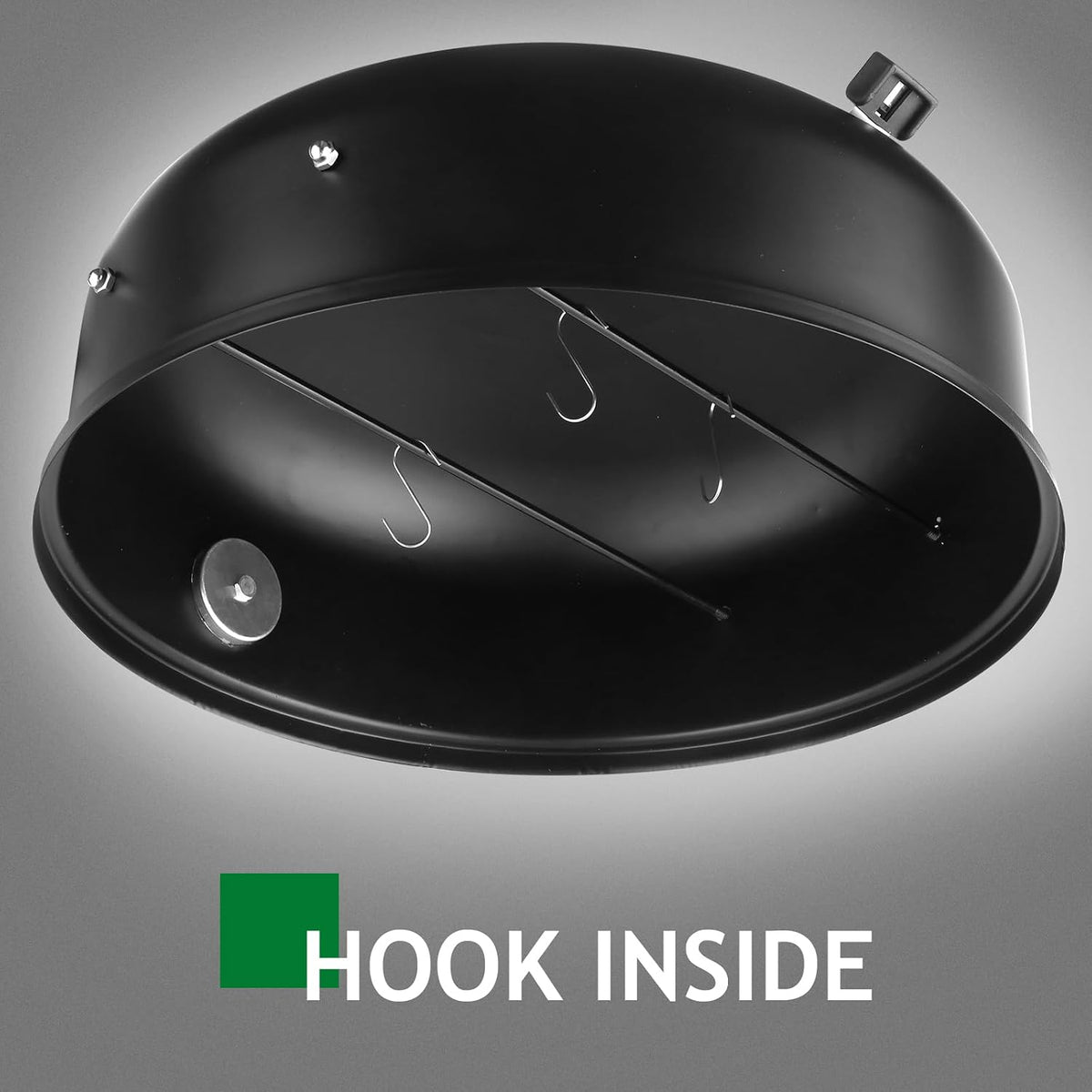Vertical Charcoal BBQ Smoker, 3-in-1 16" Round Barbecue Grill