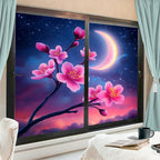 Modern Musical Notes Window Privacy Film 31.5Wx47.2L inch x 2pcs