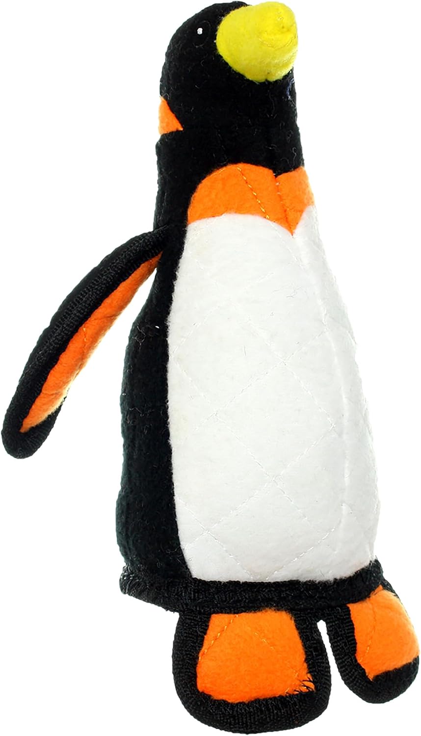 TUFFY® 4 Pack Tiger Hippo Giraffe Penguin Plush Dog Toys