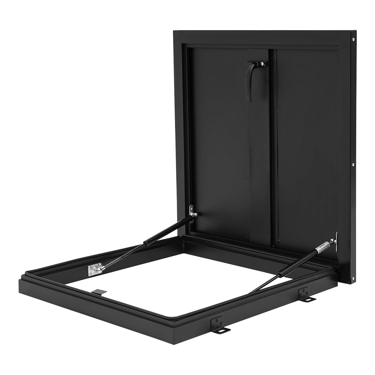 Roof Hatch, Galvanized Powder Coated Steel Roof Hatch Roof Steel Security Door Roof Access Hatch (19.7" L x 19.7" W White)
