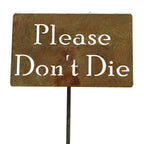 Funny Garden Stake 20 to 33 Inches Tall (I Dig You, XL 33" Tall)