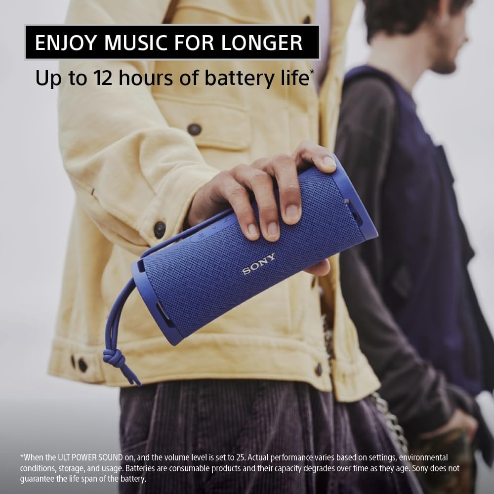 Sony ULT Field 1 Wireless Bluetooth Portable Waterproof Speaker, Orange