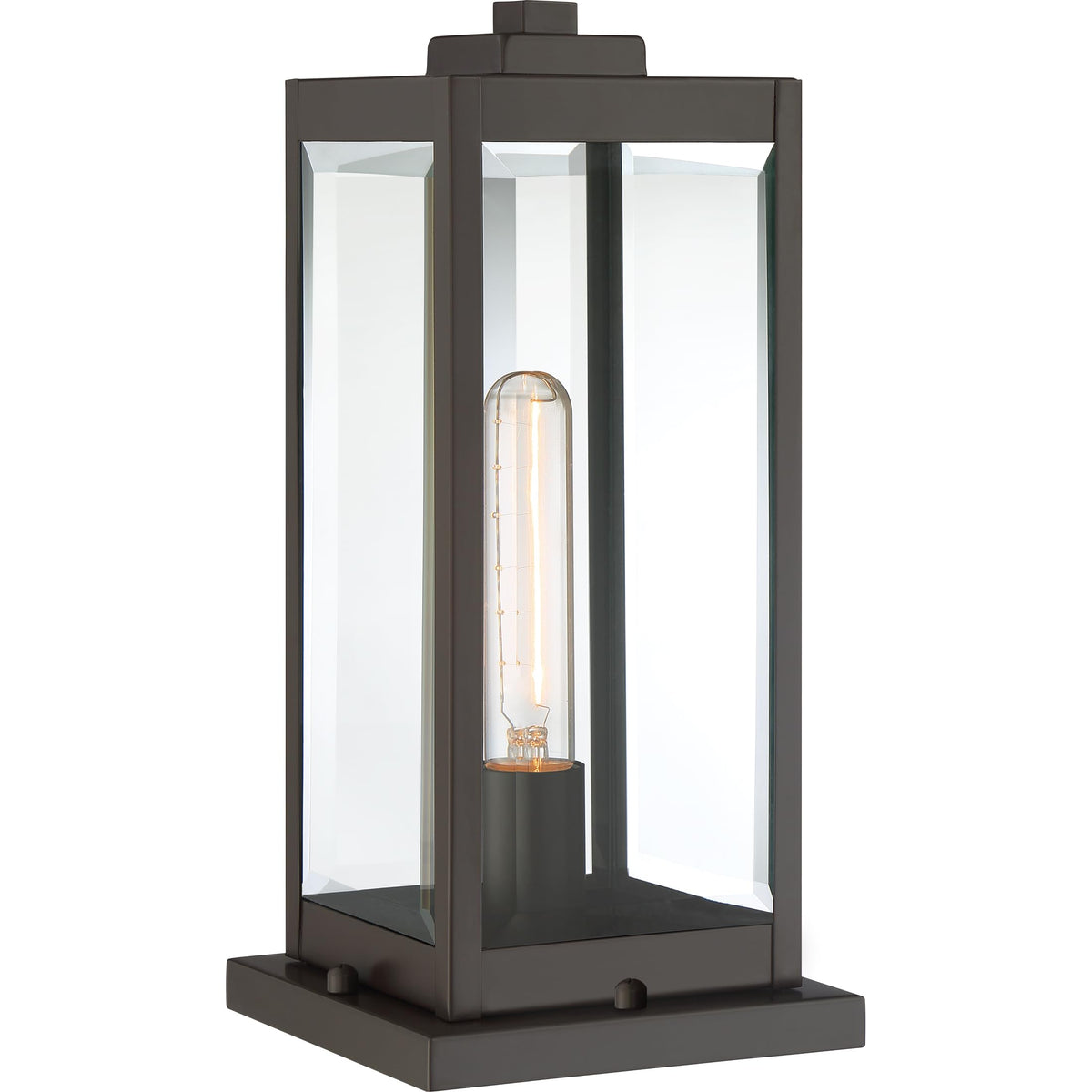 Quoizel Westover 16" Outdoor Pier Mount Light, Earth Black