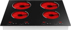 4 Burner Electric Cooktop, Electric Stove Hot Plate Portable Stove Top
