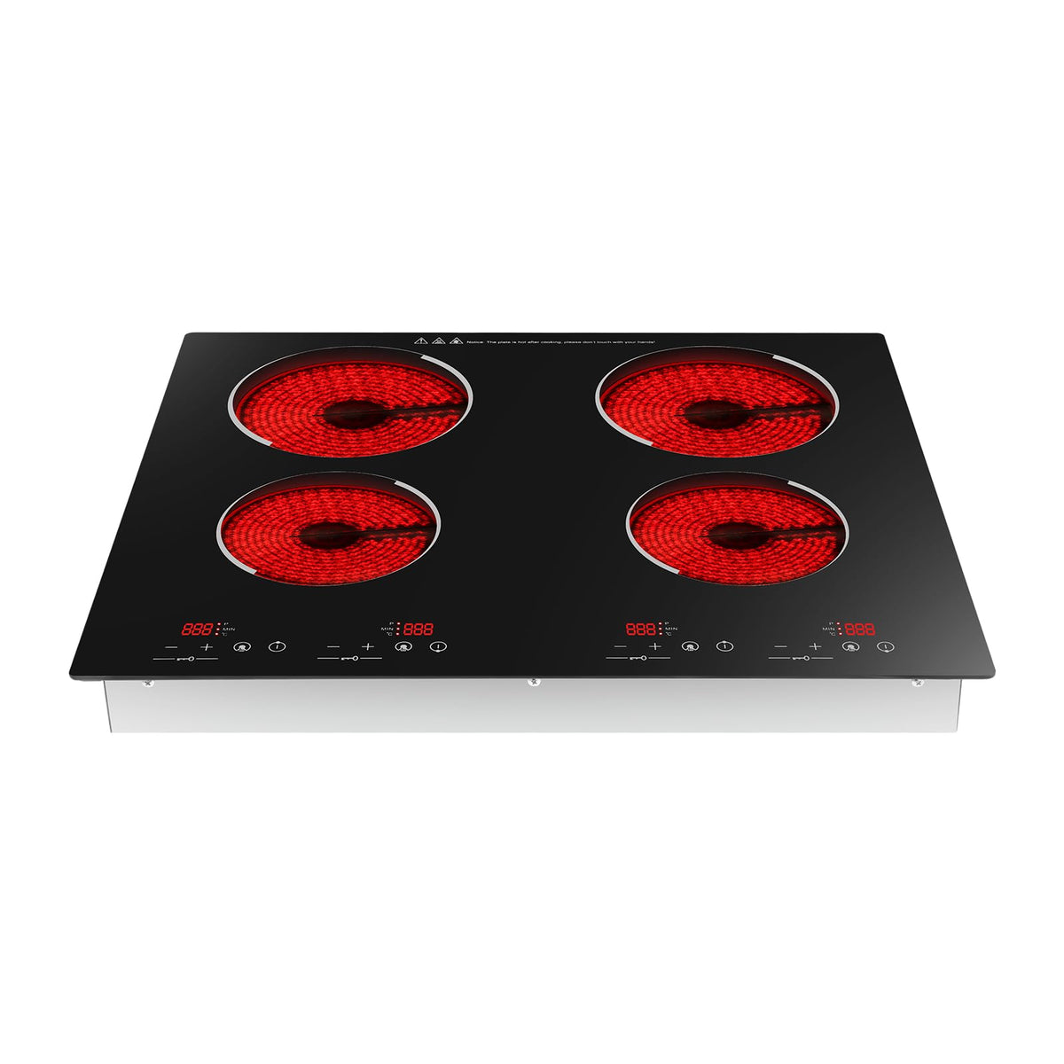 4 Burner Electric Cooktop, Electric Stove Hot Plate Portable Stove Top