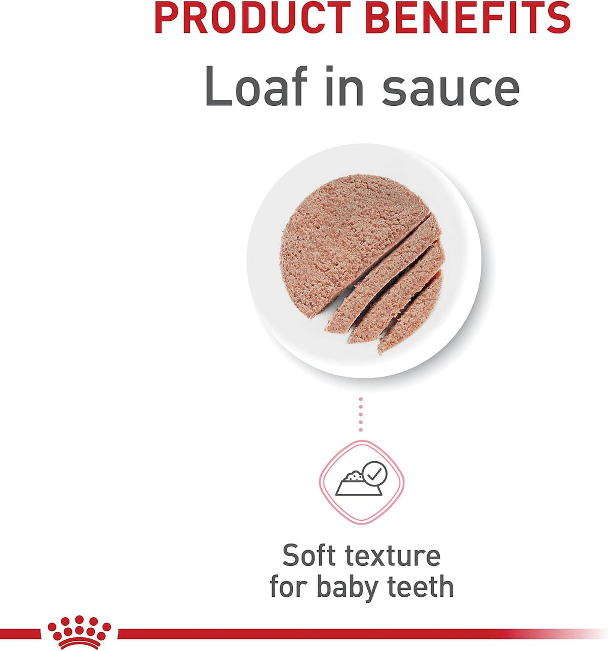 ROYAL CANIN Feline Health Nutrition Kitten Loaf in Sauce Cat Food, 3 oz (Pack of 24)
