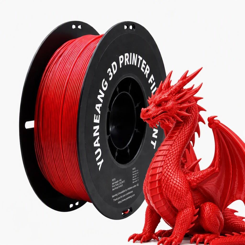 PETG 3D Printer Filament 1.75mm, 16-Color Set, Strong & Durable，Heat-Resistant, Low-Warp, Smooth Finish, Ideal for Functional Parts, Engineering Models & Large Multi-Color Printing Projects
