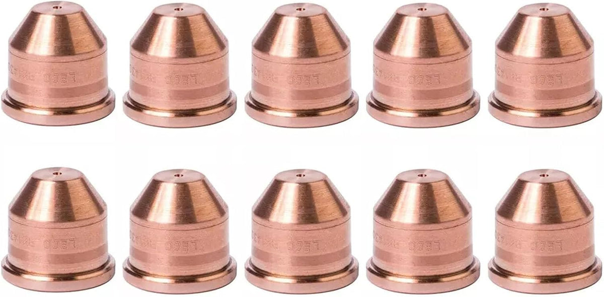 Electrode Nozzle Shield Swirl fit for Lincoln Flexcut 125 LC125 LC125M Plasma cutting torch Consumables (10-PK BK14300-9 Nozzle 85A)