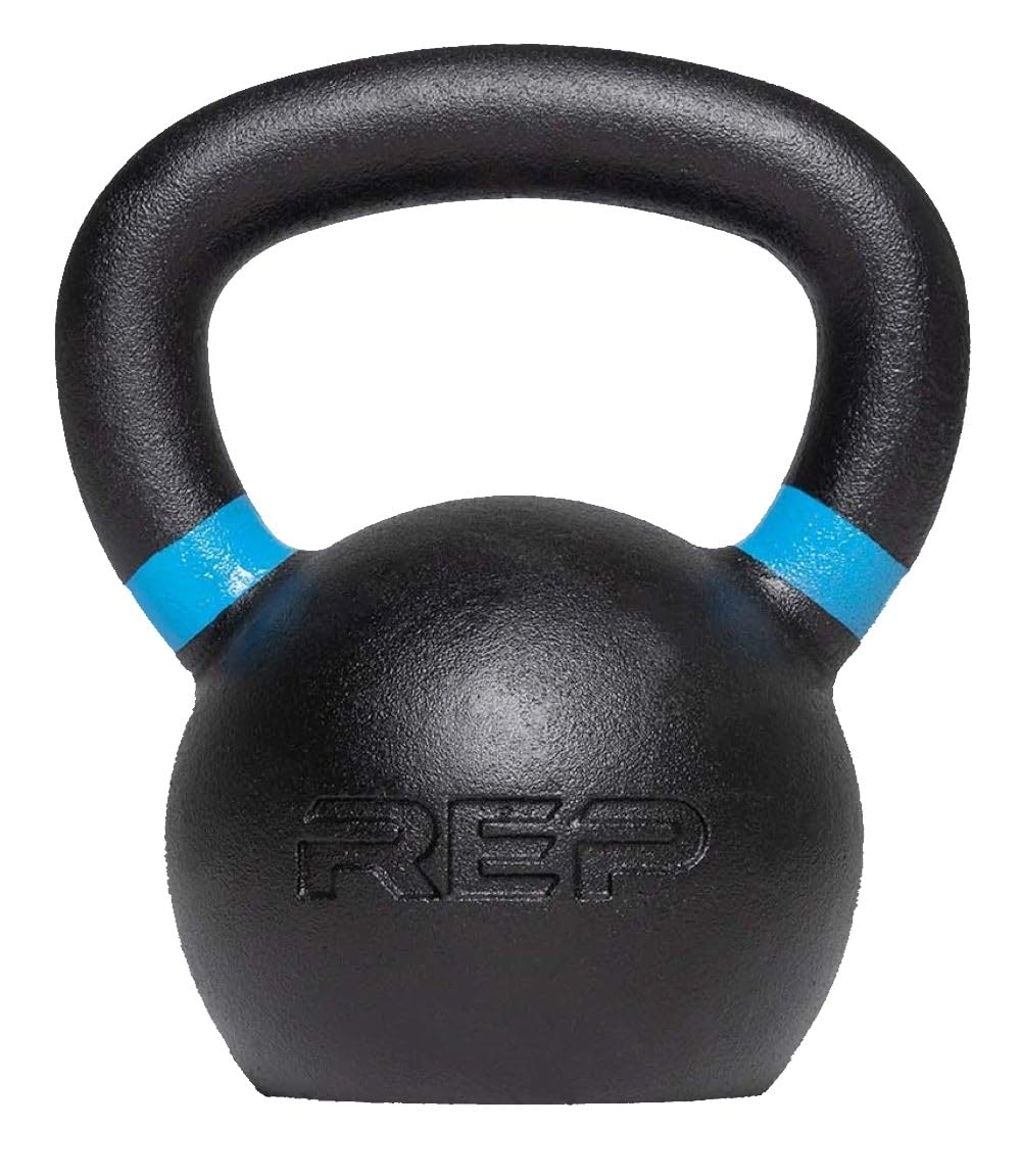 REP Fitness Kettlebell Set and Singles, 4kg to 24kg, 9lb to 53lb Weight Range, Cast Iron, Strength Exercise Training, Home Gym, Power Workout Equipment, Free Weights, Dumbbell Alternative