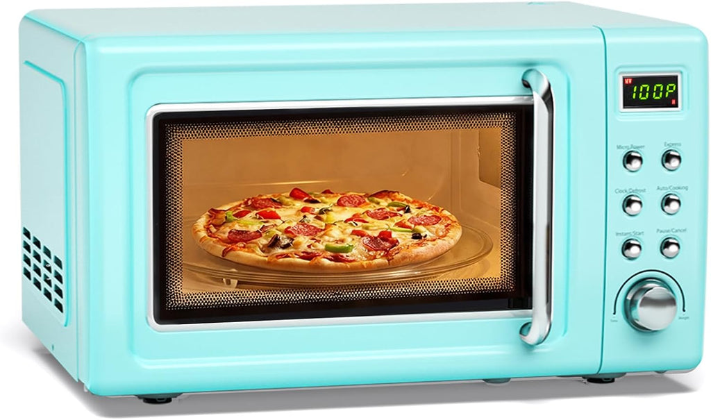 0.7Cu.ft Mini Microwave Countertop w/ 5 Micro Power, 700W