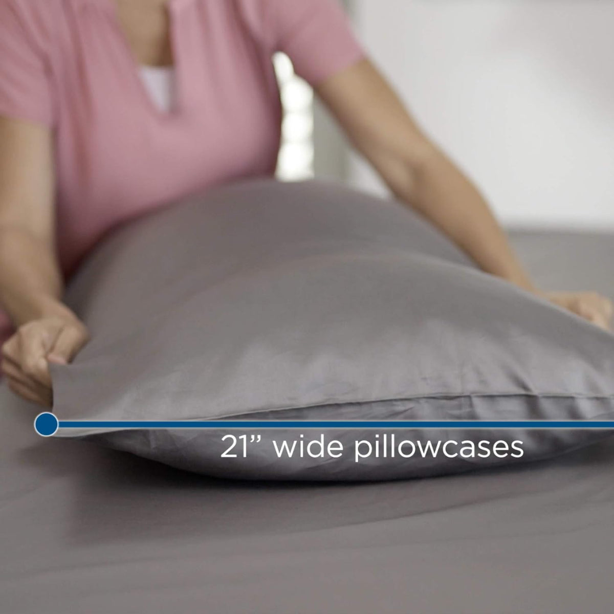 MyPillow Giza Dreams Bed Sheets, 100% Certified Giza Egyptian Cotton, Deep Pocket, Sateen Weave [Queen, Tan]