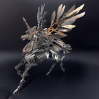 Mythical Unicorn 3D Metal Puzzle Model for Adults, DIY Animal Sculpture 3D Model Kit Immersive Creative Building Model Art Desk Decor (559+PCS)
