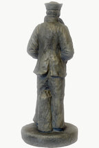 Solid Rock Stoneworks Concrete Sailor Statue- 24" Tall (Indigo)