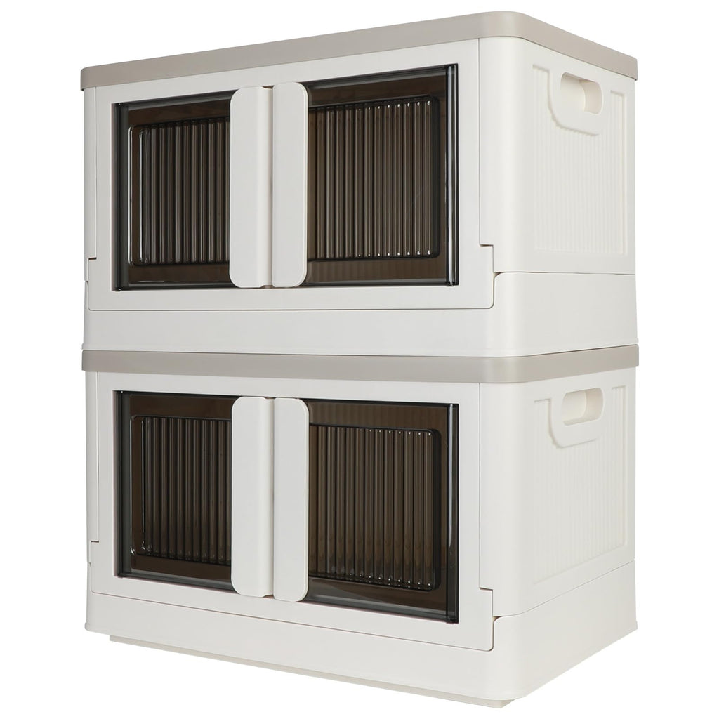 Storage Box, Plastic Cabinet, 8.4 Gals (32L) Each One, 4 Packs