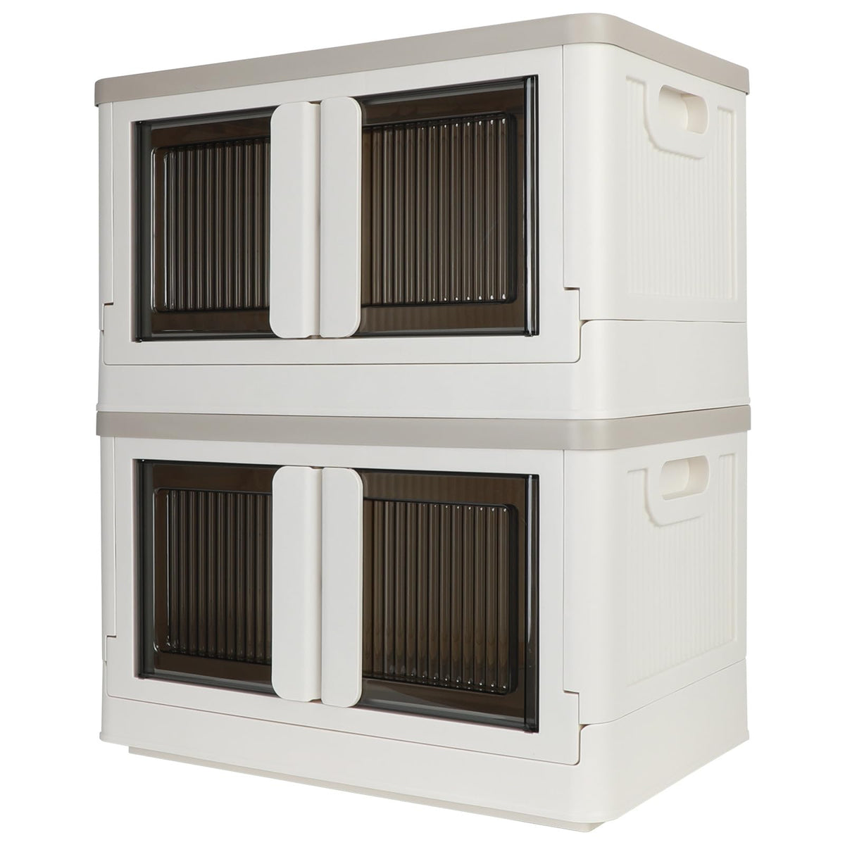Storage Box, Plastic Cabinet, 8.4 Gals (32L) Each One, 4 Packs