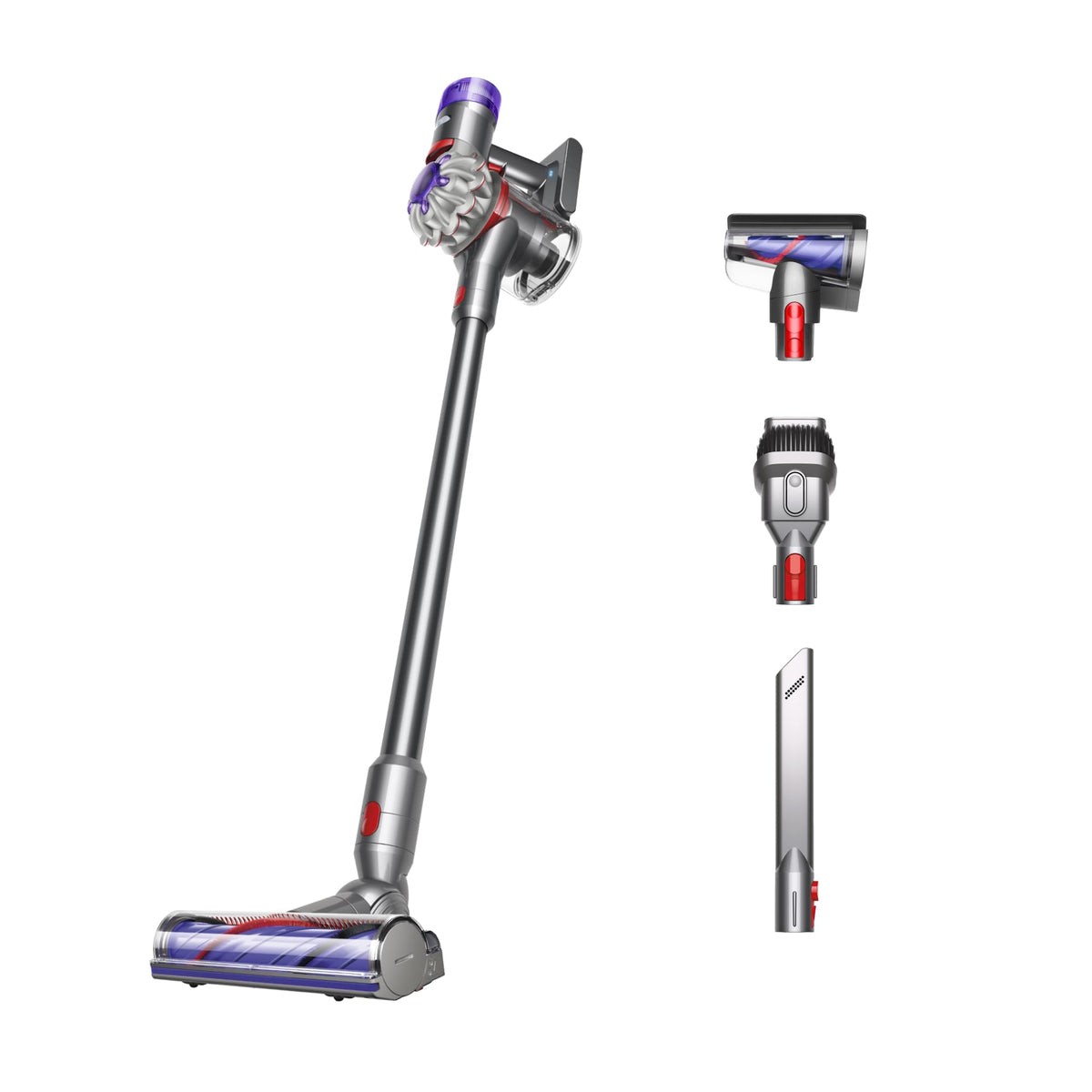 Dyson V8 Plus Cordless Vacuum, Cleans Hard Floors and Carpets, Detangles, Converts to Handheld, 115AW, 2 Power Modes, Up to 40 Minutes¹