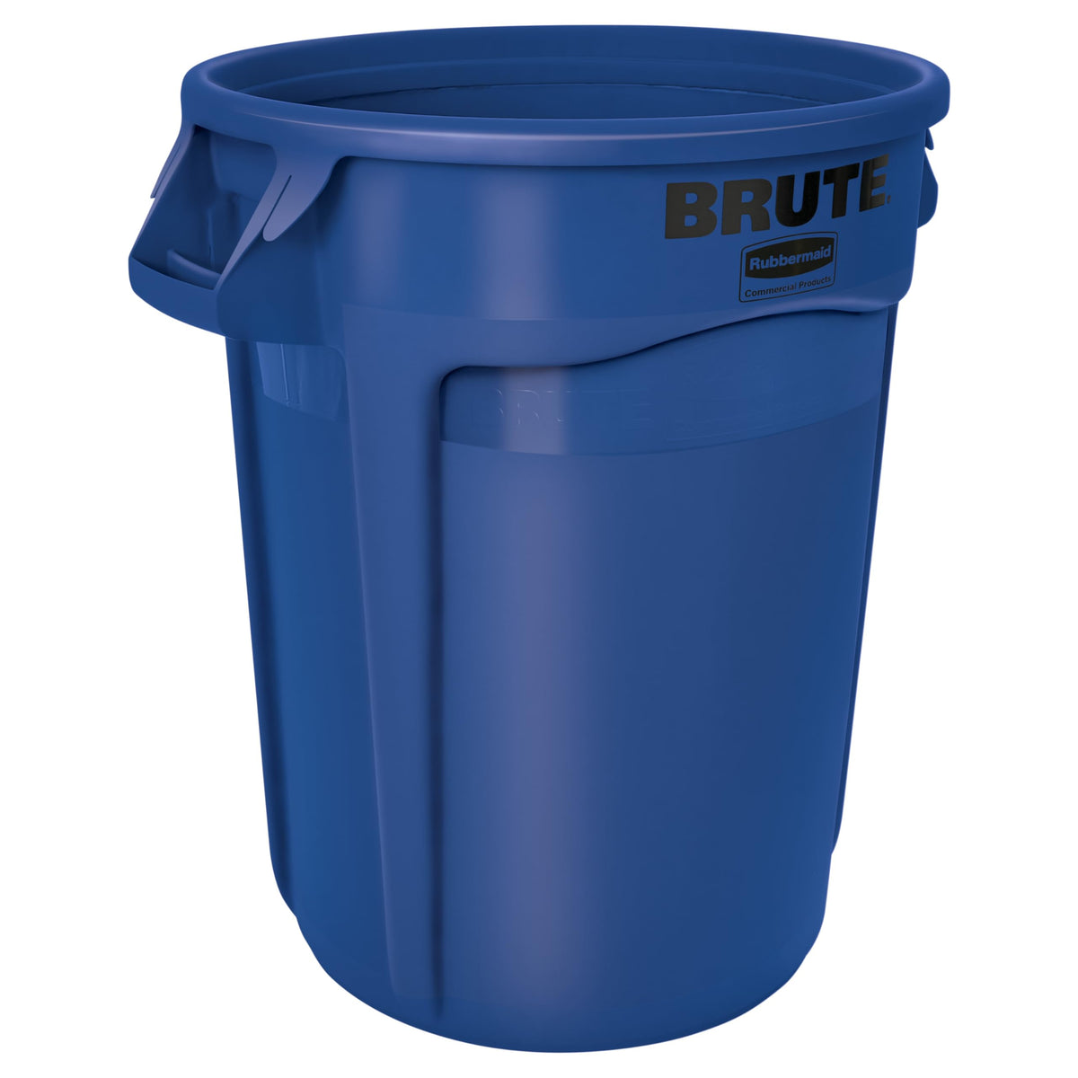 Rubbermaid Commercial Products Brute Trash Can, Blue, 55-Gallon
