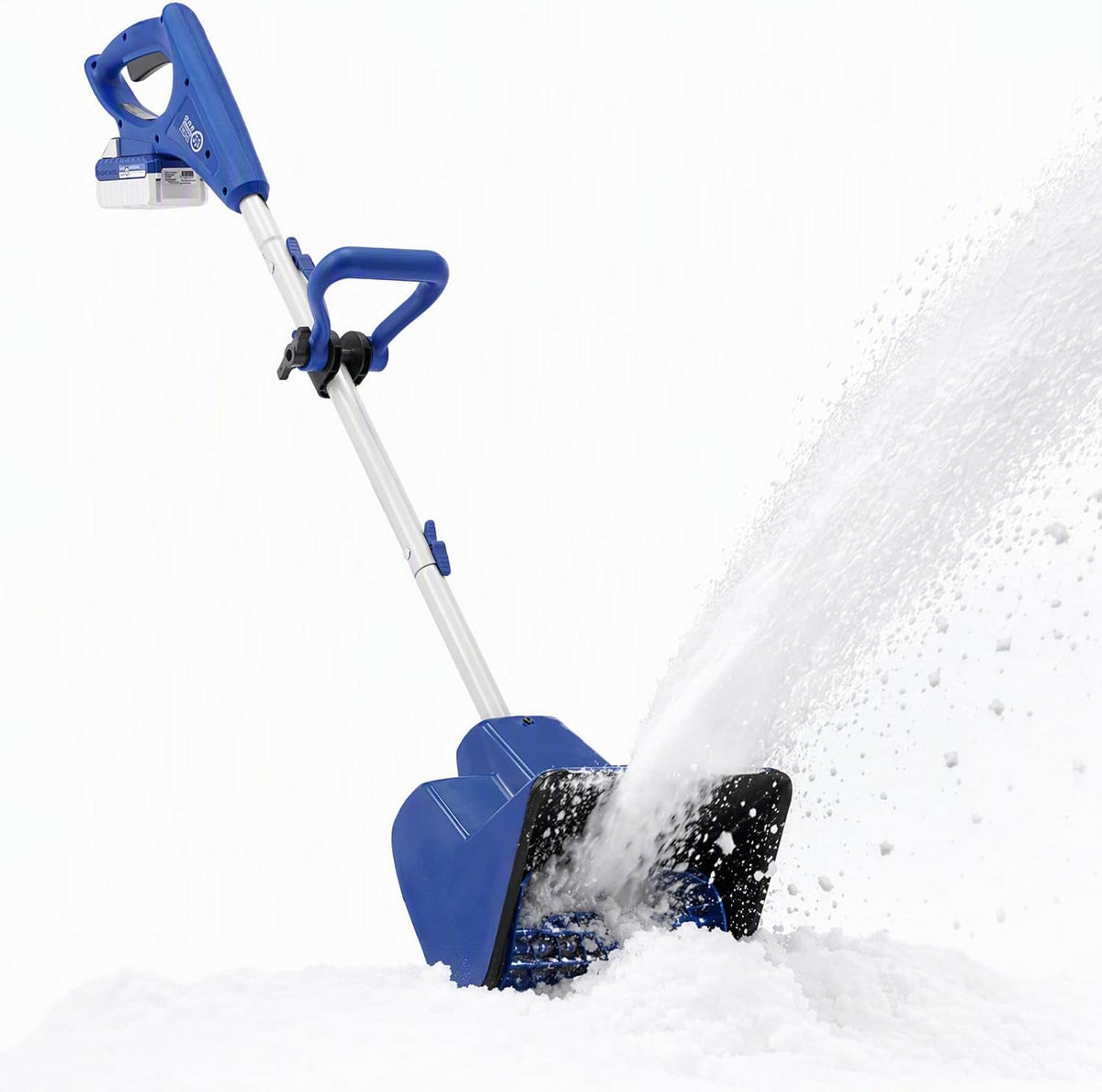 Cordless Snow Shovel, Electric Snow Blower Rechargeable Snow Thrower Snow Sweeper 11.02 Inch Wide w/4.0Ah Lithium Batteries with Ten Cells for Quickly Remove Both Thin & Thick Snow Cover