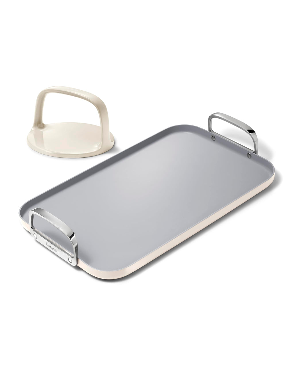 Caraway 19x12" Non-Stick Double Burner Griddle and Grill Press Set