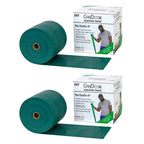 CanDo Twin-Pak Exercise Band, Red, 100 Yard