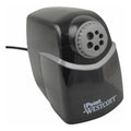 Westcott iPoint Evolution Axis Heavy Duty Electric Pencil Sharpener for Classroom, Black and Silver