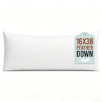 puredown® 24x24 Feather Down Pillow Inserts, Set of 4 Throw Pillow Inserts for Decorative Throw Pillow, Bed, Couch and Home Decor