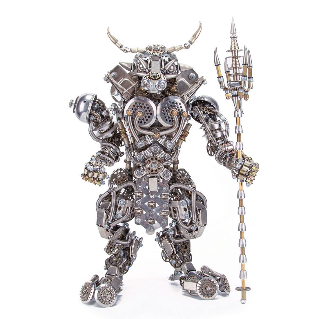 3D Metal Puzzle Blessing Fish Model Kit, 422PCS DIY Assemble Steampunk Mechanical Manta Ray, Creative Handcrafted Metal Art Craft Desktop Display & Decoration for Adults