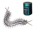 3D Metal Puzzle Snake Model Kit, 1000PCS DIY Assemble Steampunk Mechanical Viper Shadow Cobra with LED Light-Up Eyes, Creative Handcrafted Metal Art Craft Desktop Display & Decoration for Adults
