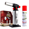 Jo Chef Kitchen Torch, Refillable Butane Torch for Creme Brulee, Cooking