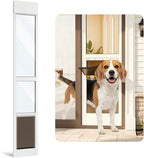 Large Dog Door for Sliding Glass Door, Aluminum Frame Doggie Door