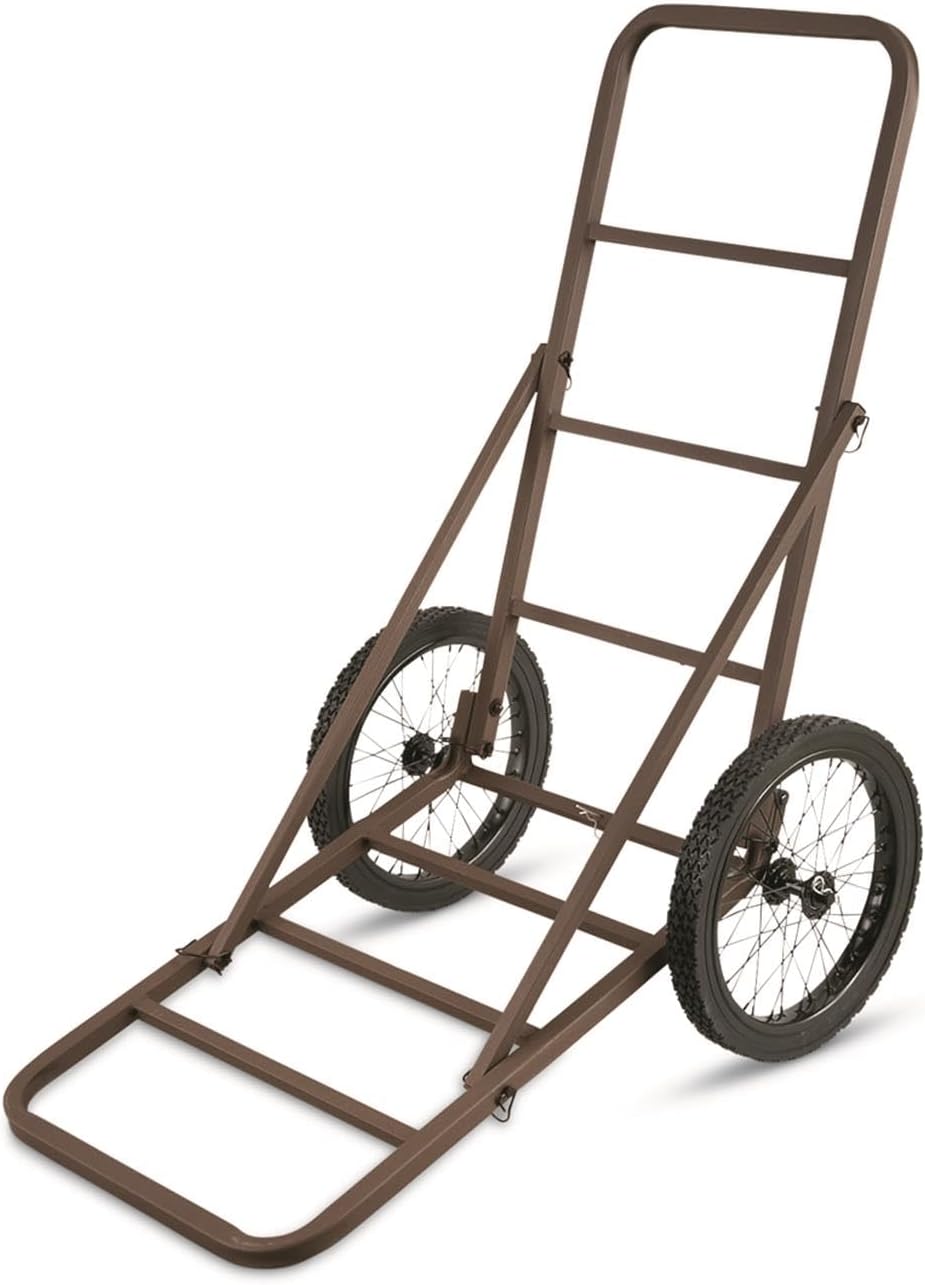 Guide Gear Deluxe Deer Cart, Game Hauler Hunting Gear Accessories, with Big Wheels