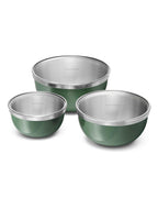 Caraway 6-Piece Stainless Steel Mixing Bowl Set with Glass Lids