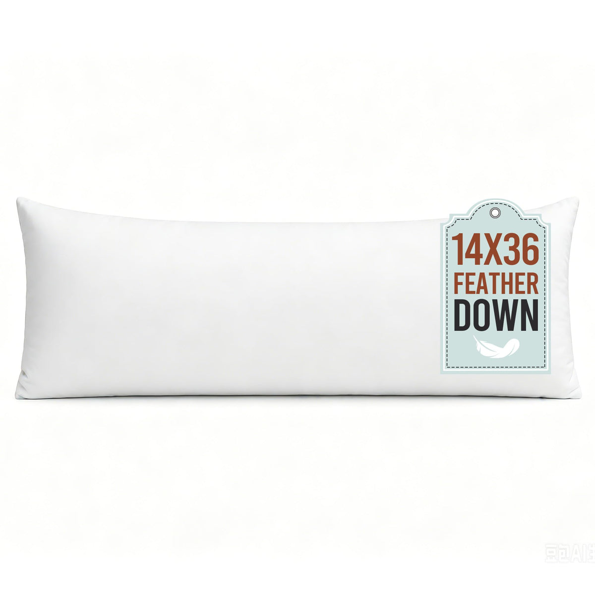 puredown® 24x24 Feather Down Pillow Inserts, Set of 4 Throw Pillow Inserts for Decorative Throw Pillow, Bed, Couch and Home Decor