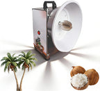 Coconut Scraper Grater Machine, Vertical Coconut Processing Grinder Shredder 3 Speeds Adjustable Processing Machine, Electric Coconuts Meat Removal Tool for Handles & Feet (1 pc)