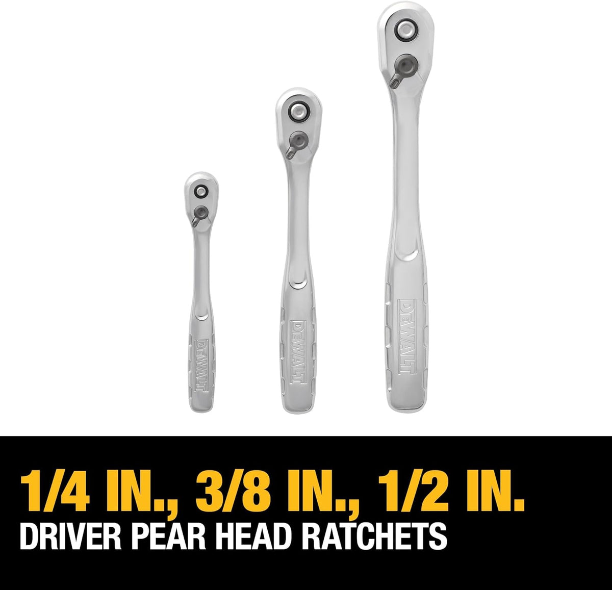 DEWALT 192 Pcs. Mechanics Tool Set, 1/2, 1/4, 3/8 Socket Set, SAE and Metric Socket Wrench Set, Hard Shell Tool Box (DWMT75049)