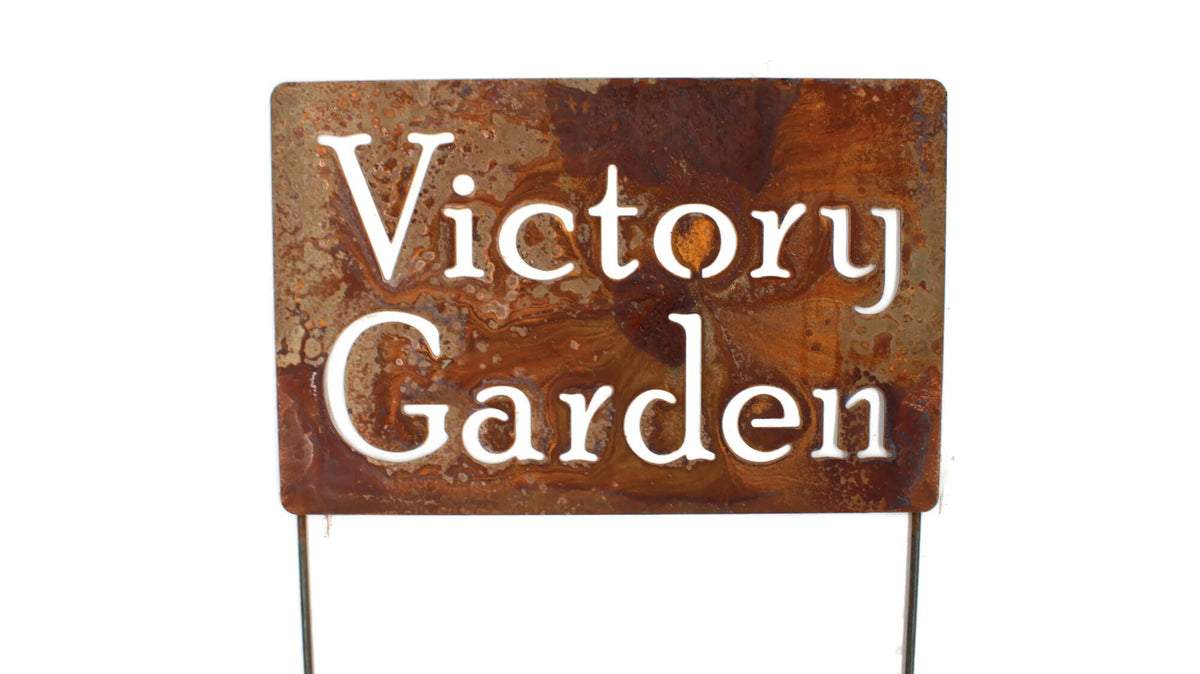 Funny Garden Stake 20 to 33 Inches Tall (Our Garden, XL 33" Tall)